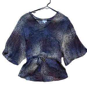 Parker | Silk Starry Night Blouse